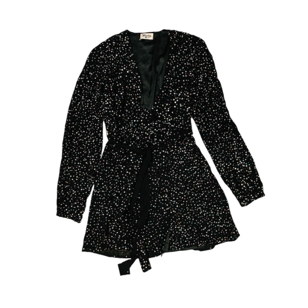 Show Me Your Mumu Phyllis Mini Wrap Dress